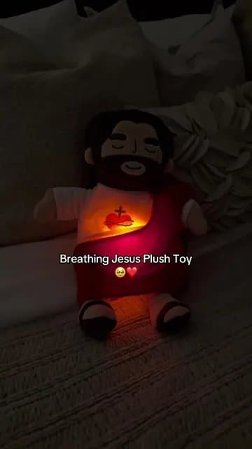 Breathing Jesus Plush Toy
🥹❤️