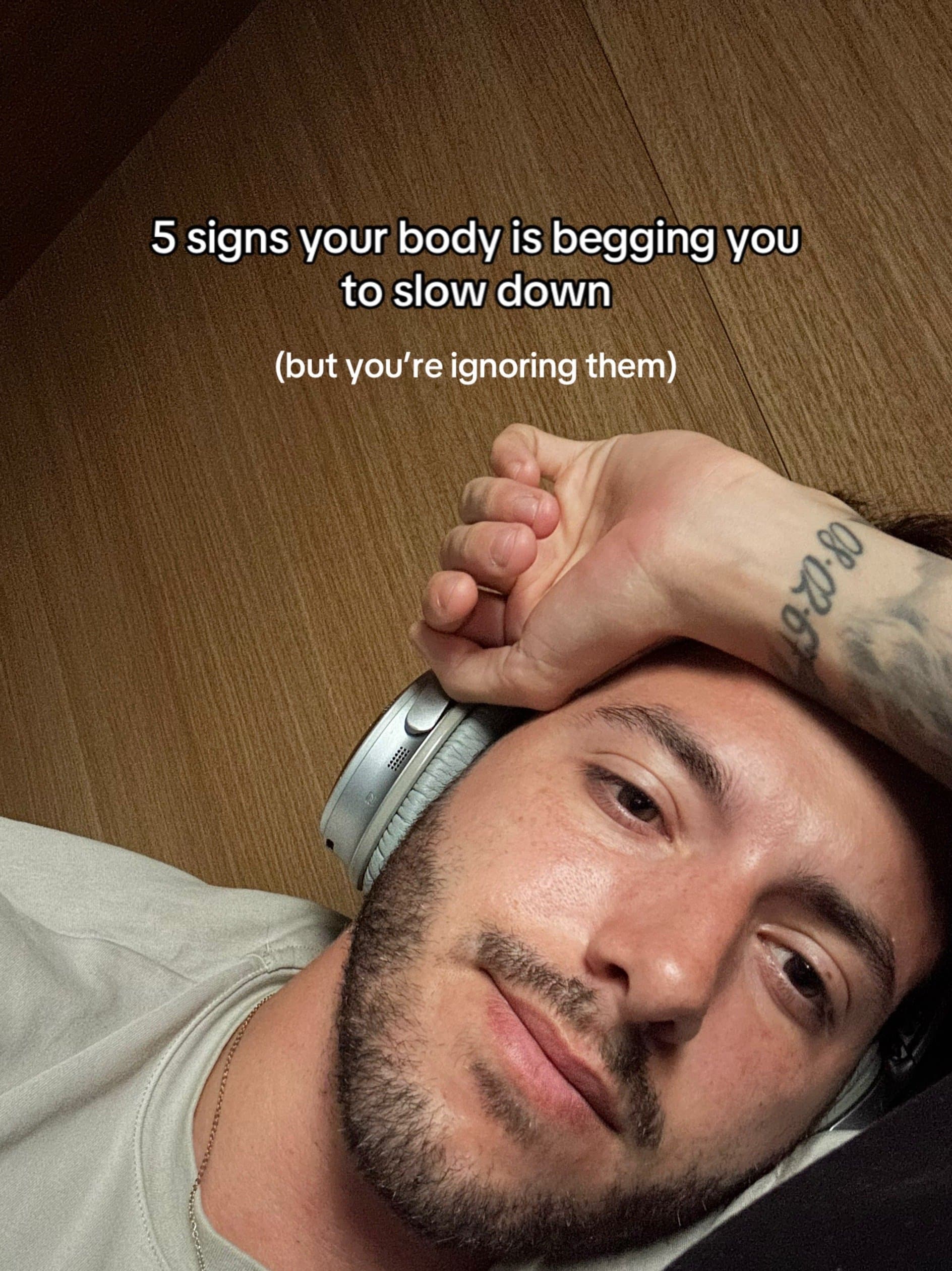 1) Constant Fatigue

Your body isn't just tired from lack of sleep; it's burni…