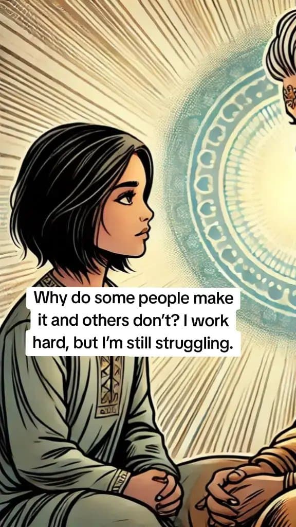 Why do some people make
it and others don't? I work
hard, but I'm still struggli…