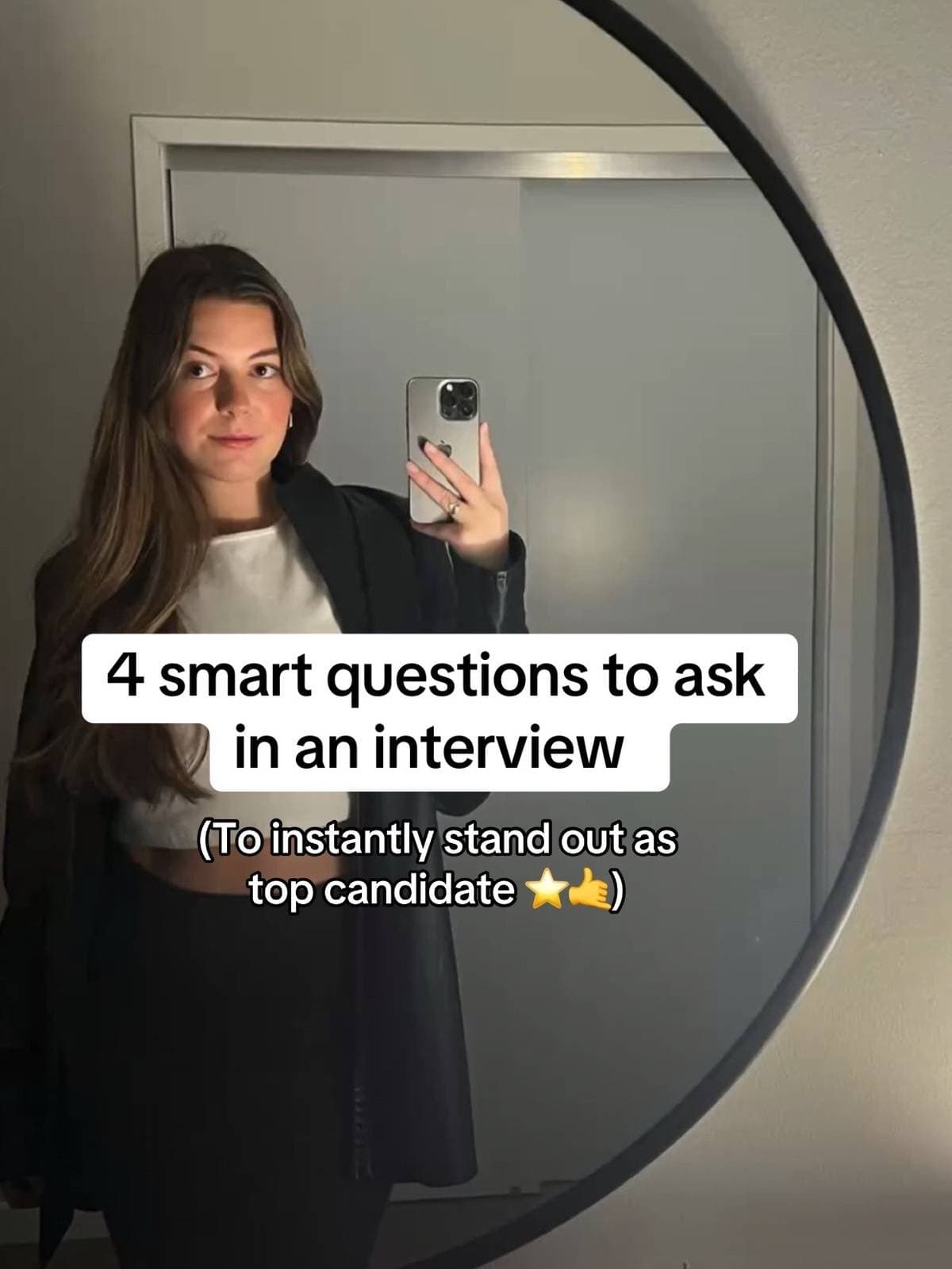4 smart questions to ask
in an interview

(To instantly stand out as
top candida…