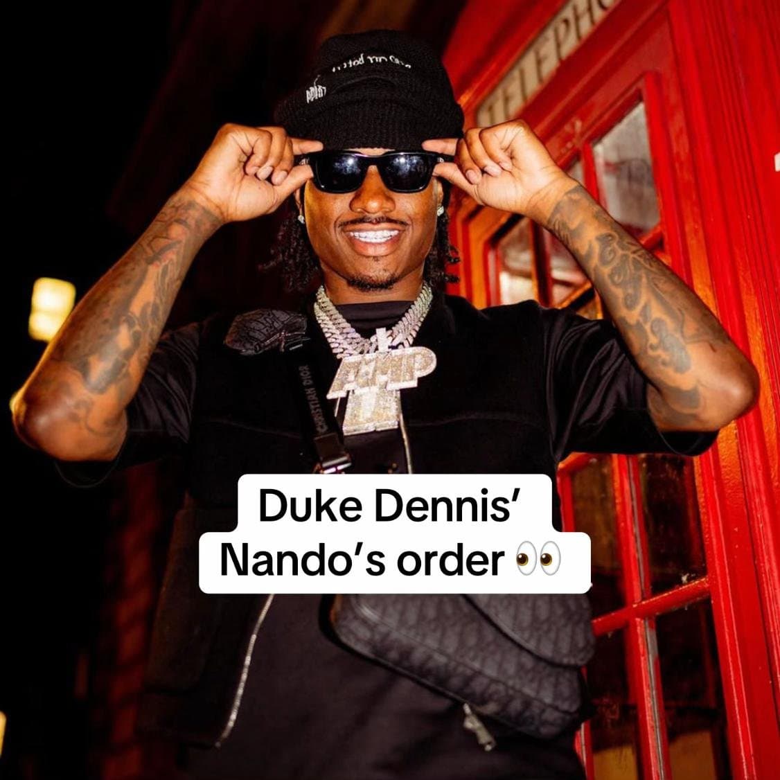 Duke Dennis'
Nando's order 👀