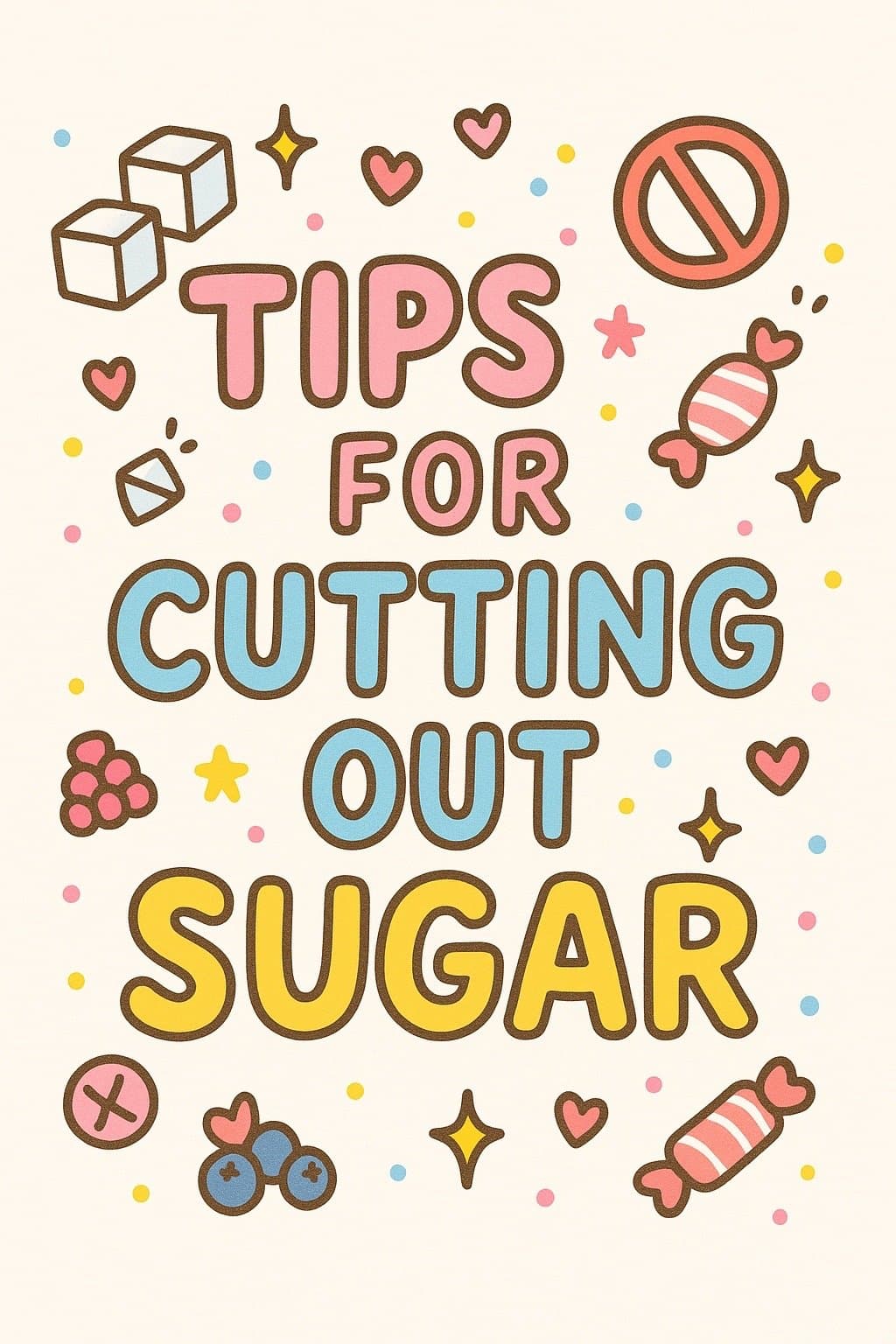 TIPS
FOR
CUTTING
OUT
SUGAR