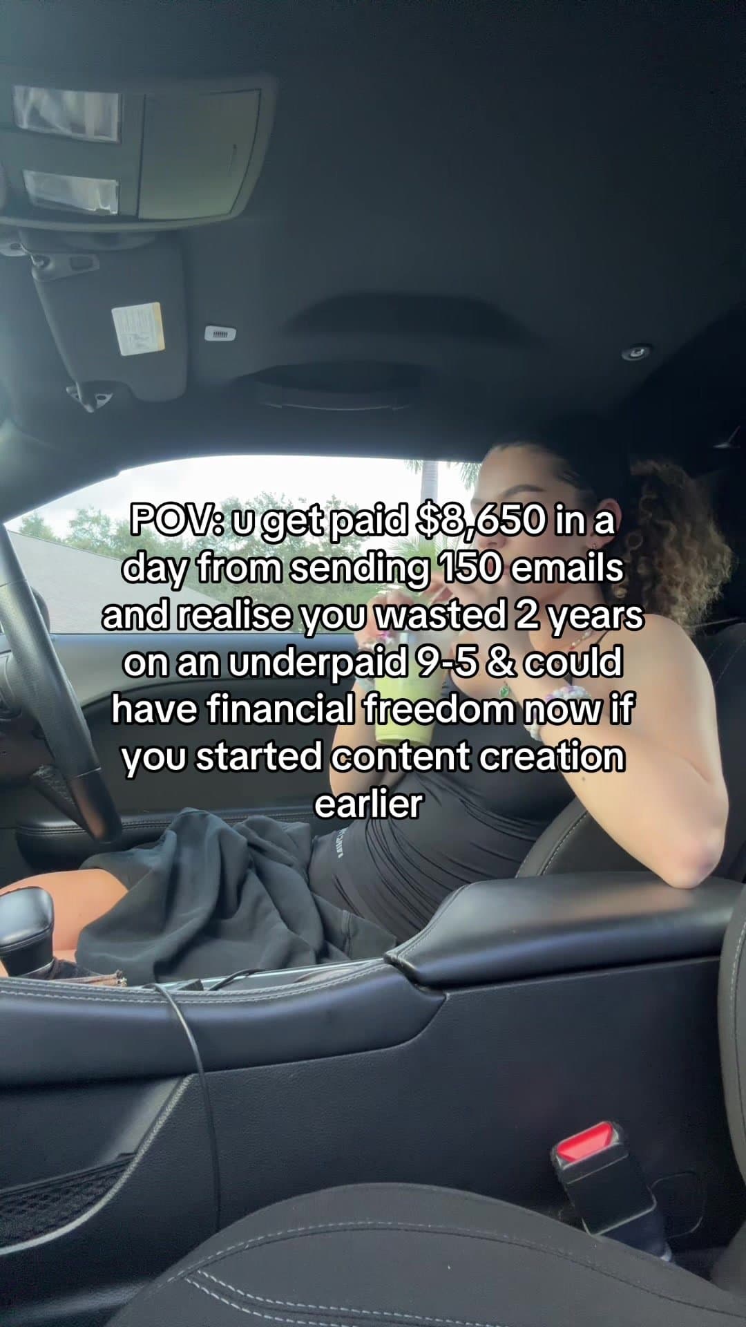 POV: u get paid $8,650 in a
day from sending 150 emails
and realise you wasted 2…