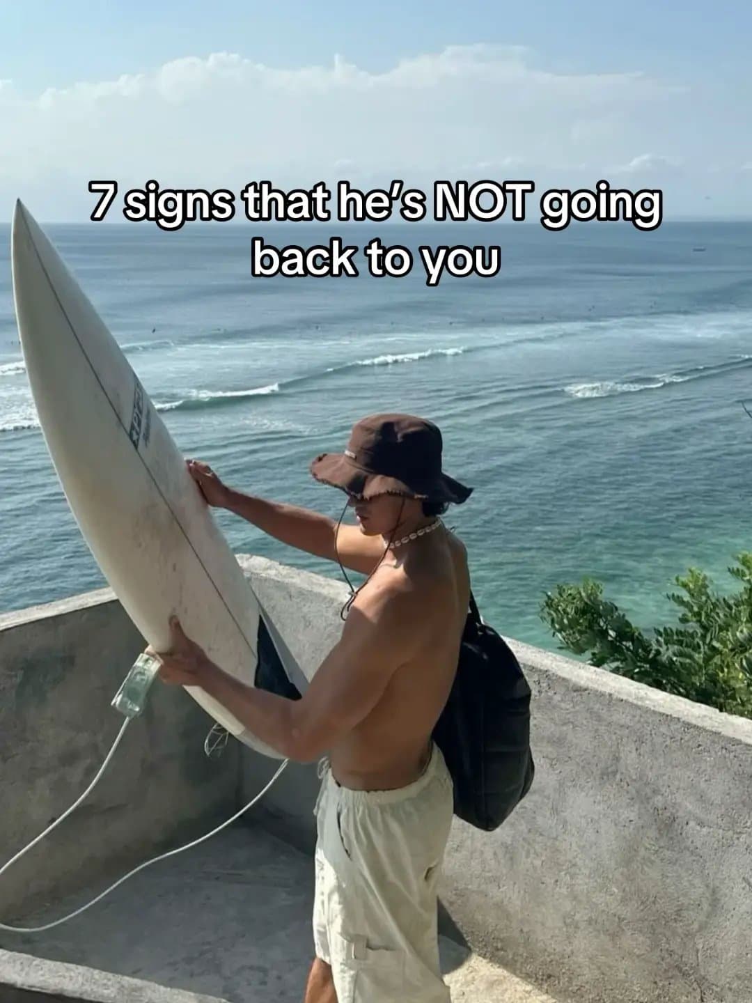 7 signs that he's NOT going
back to you