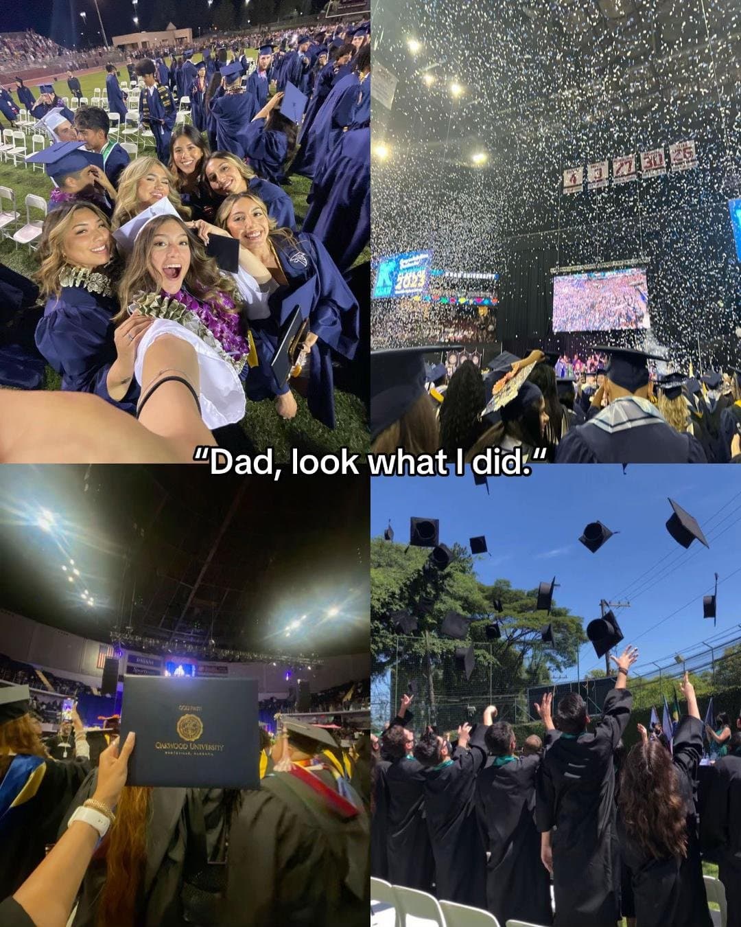 "Dad, look what I did."