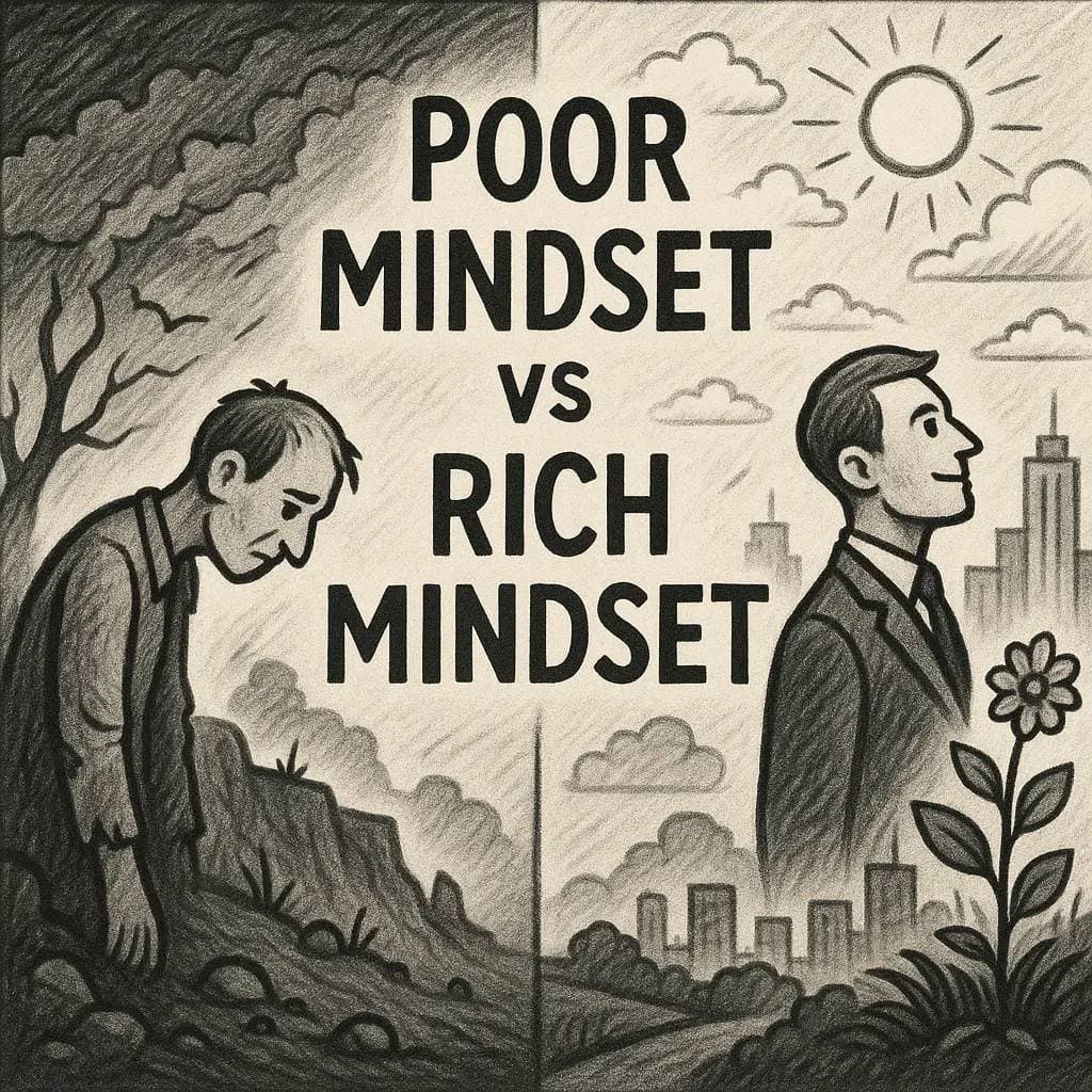 POOR
MINDSET
VS
RICH
MINDSET
