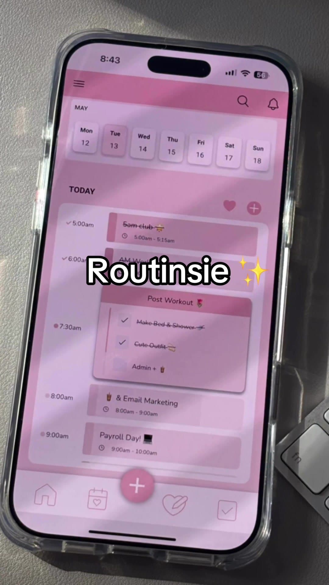 your calendar vs....
🥴🥴🥴

Routinsie ✨