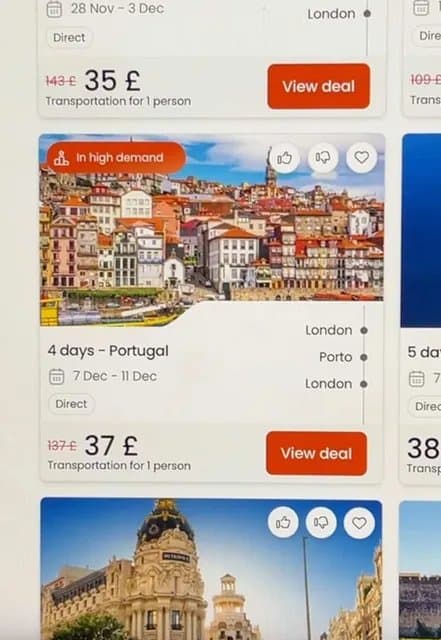 Imagine there are people
who only travel once a year,
even though this exists