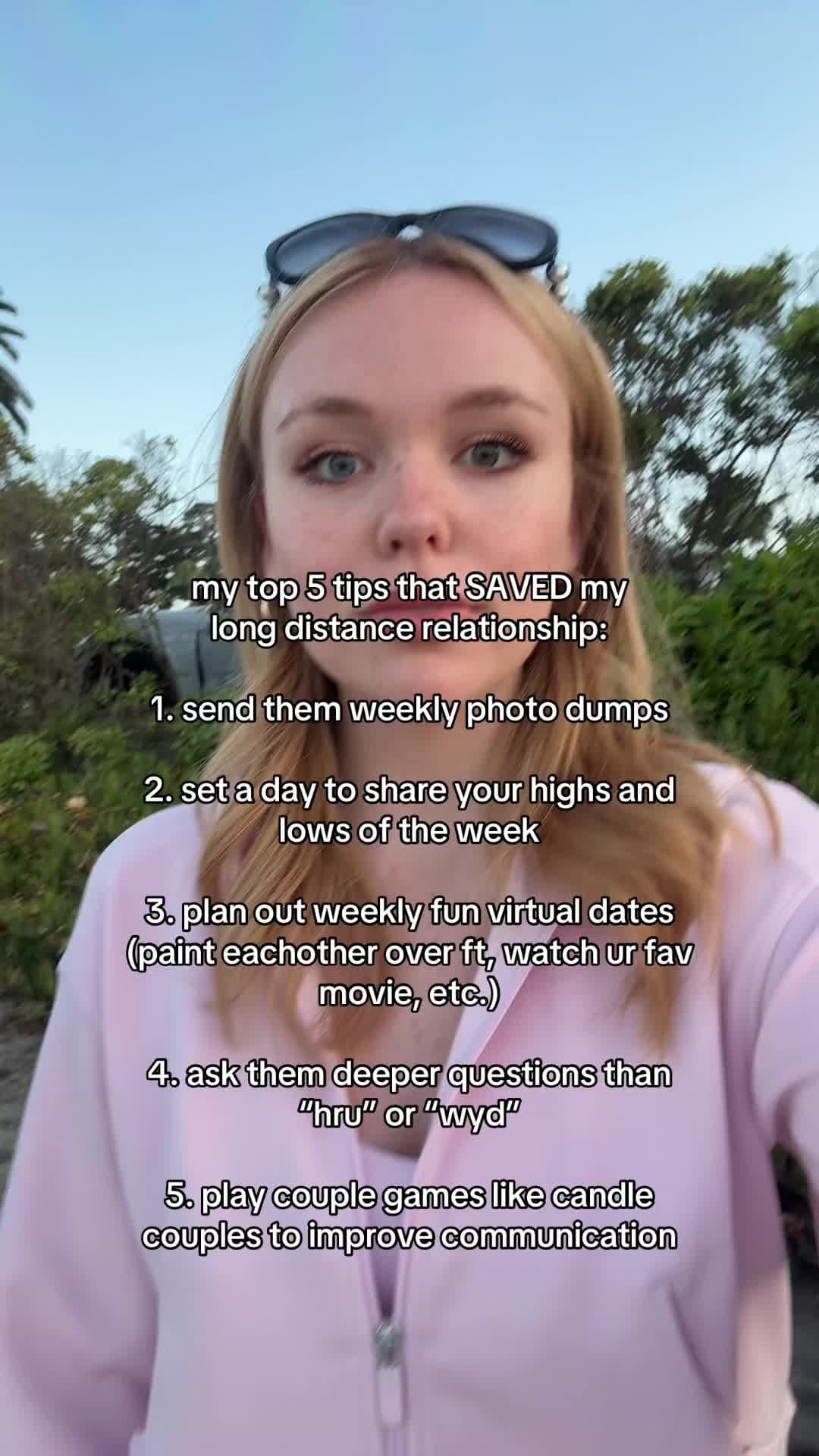 my top 5 tips that SAVED my 
long distance relationship:

1. send them weekly ph…