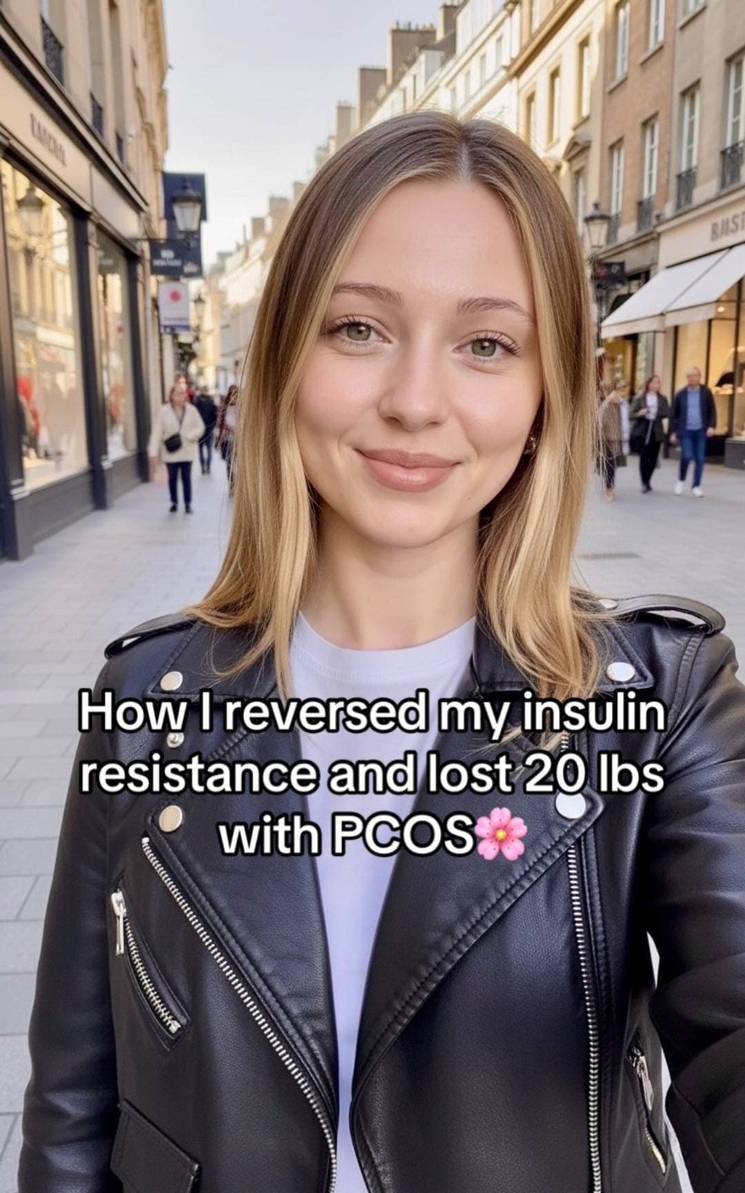 How I reversed my insulin
resistance and lost 20 lbs
with PCOS🌸