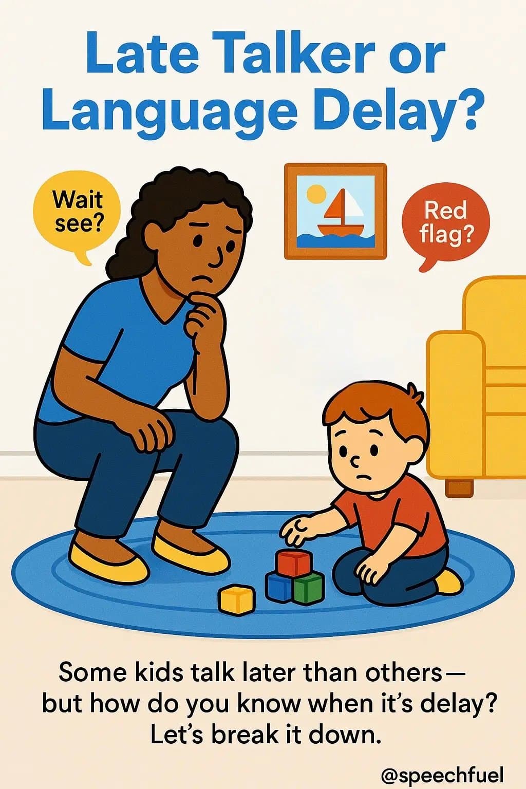 Late Talker or
Language Delay?
Wait
see?
Red
flag?
Some kids talk later than oth…