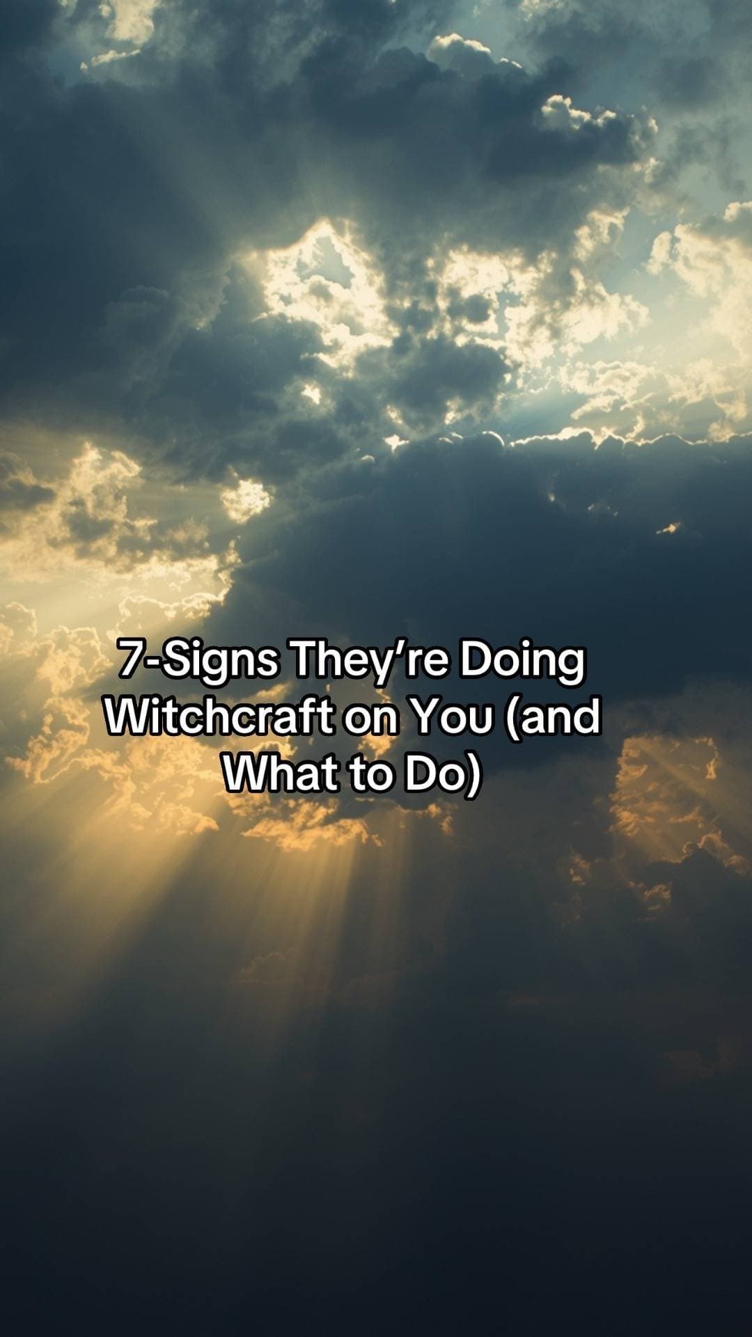 7-Signs They're Doing
Witchcraft on You (and
What to Do)