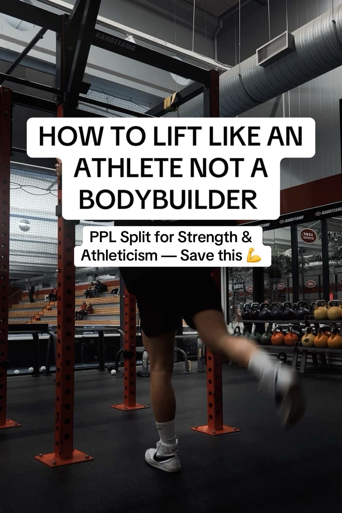 HOW TO LIFT LIKE AN
ATHLETE NOT A
BODYBUILDER

PPL Split for Strength &
Athletic…