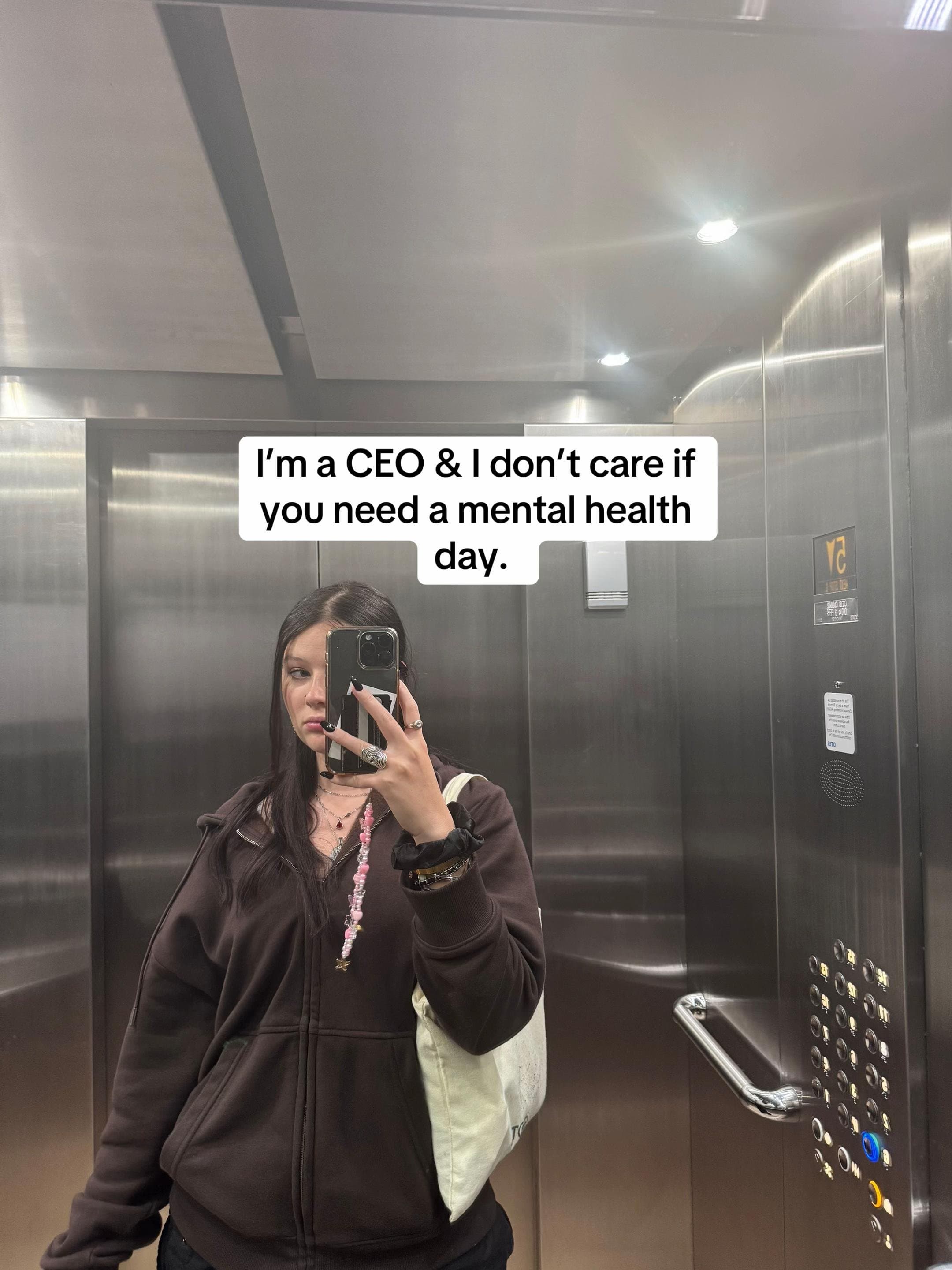 I'm a CEO & I don't care if
you need a mental health
day.