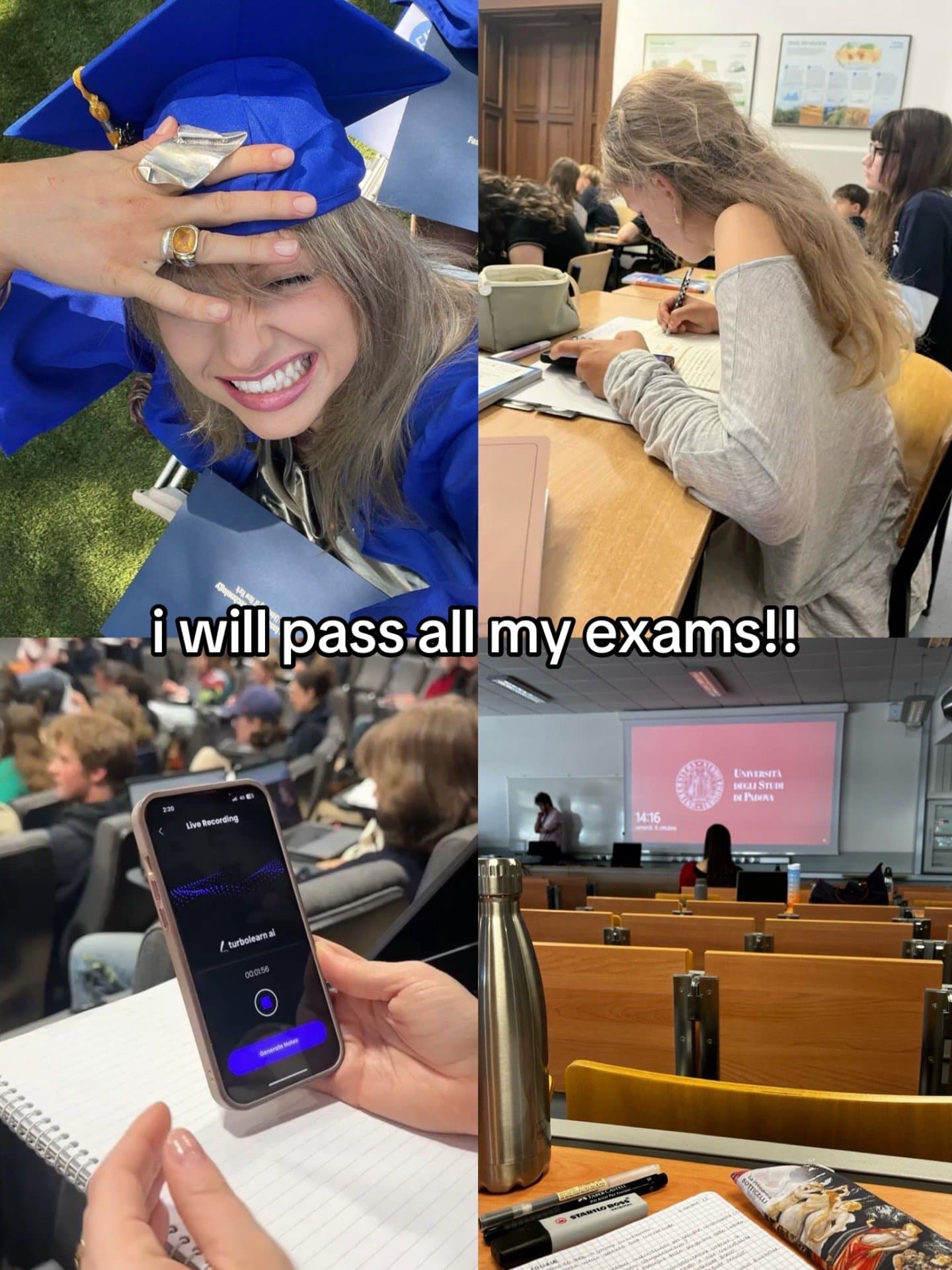 i will pass all my exams!!