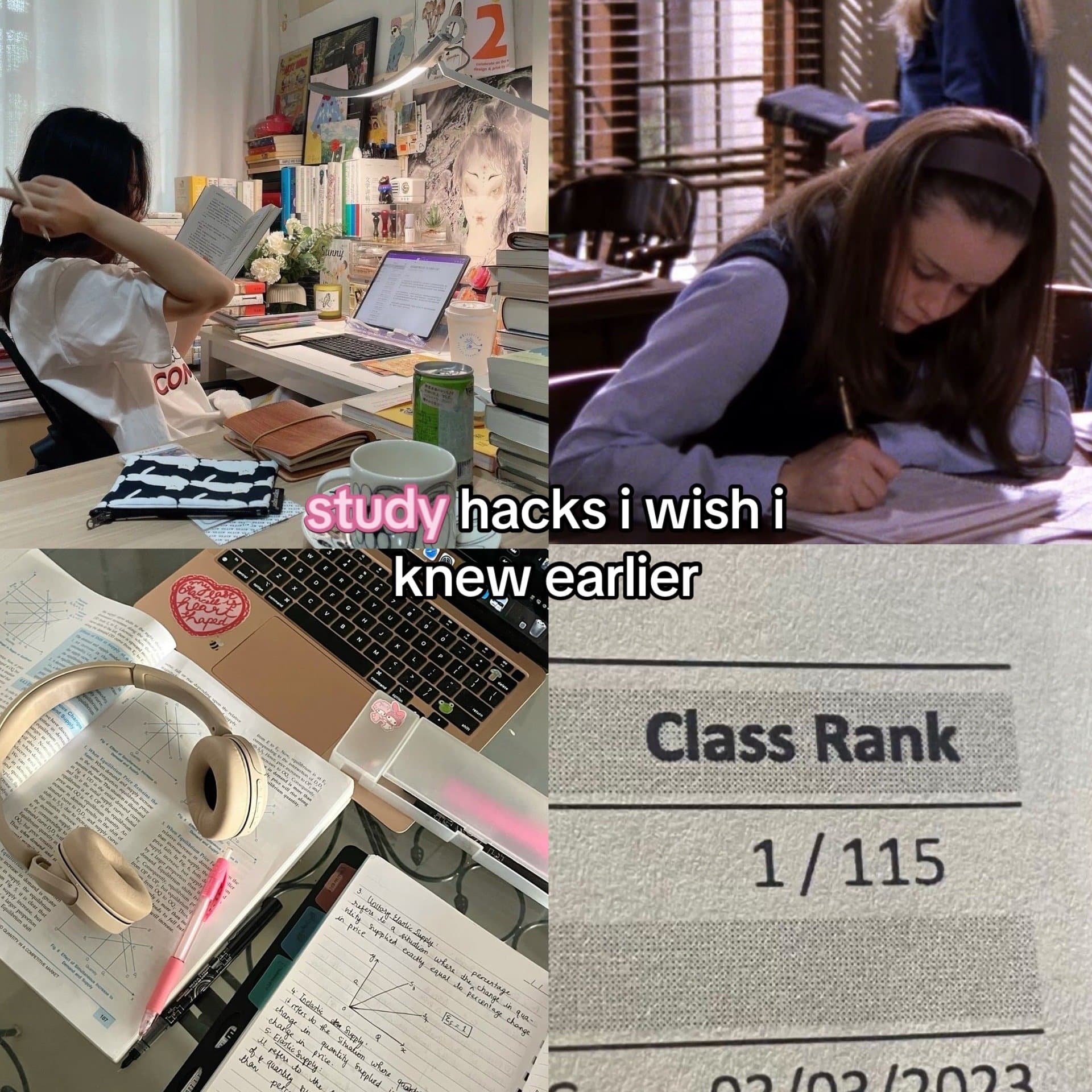 study hacks i wish i
knew earlier