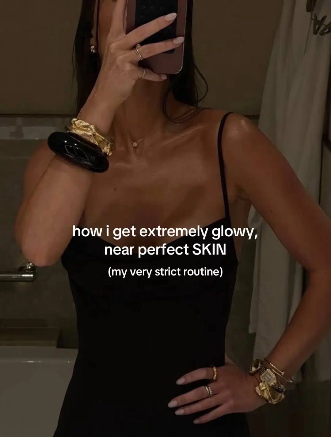 how i get extremely glowy,
near perfect SKIN
(my very strict routine)