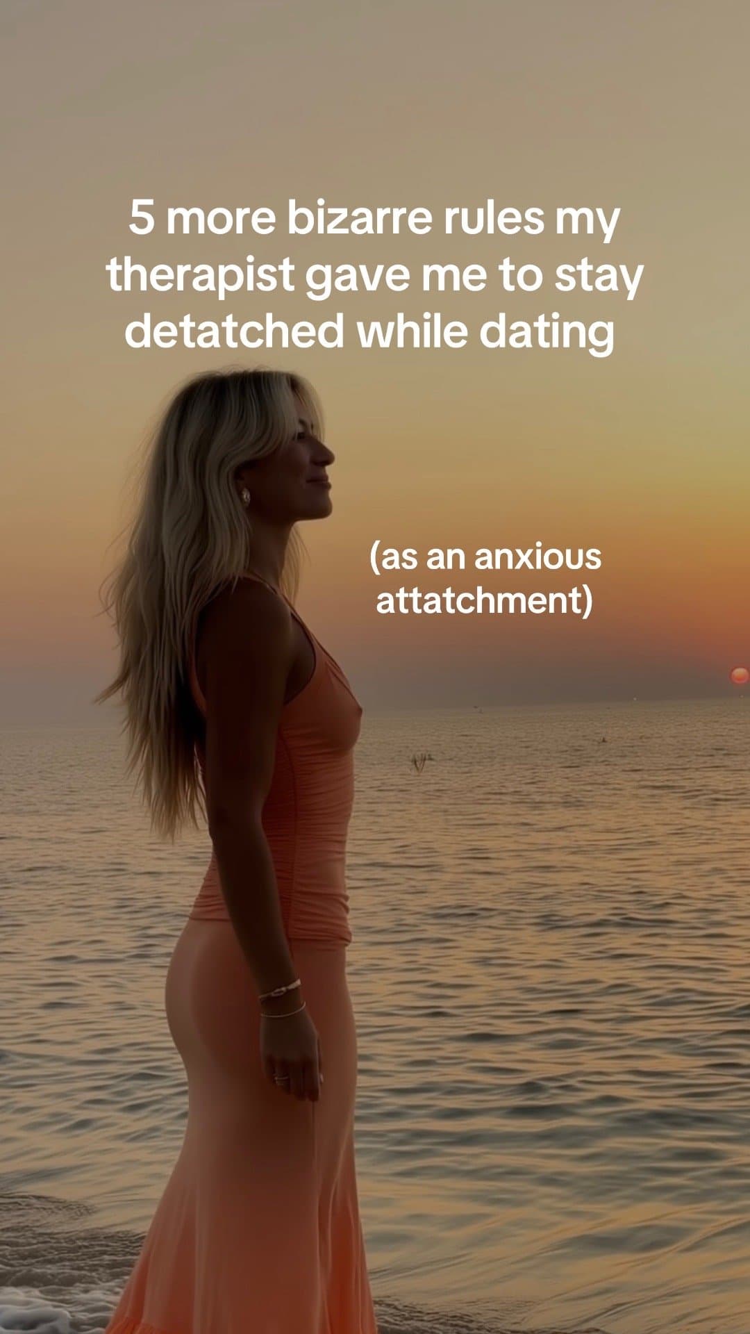 5 more bizarre rules my
therapist gave me to stay
detatched while dating

(as an…