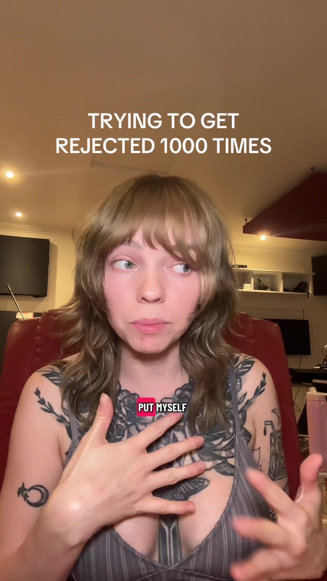 TRYING TO GET 
REJECTED 1000 TIMES

I'm trying to get rejected a thousand times,…