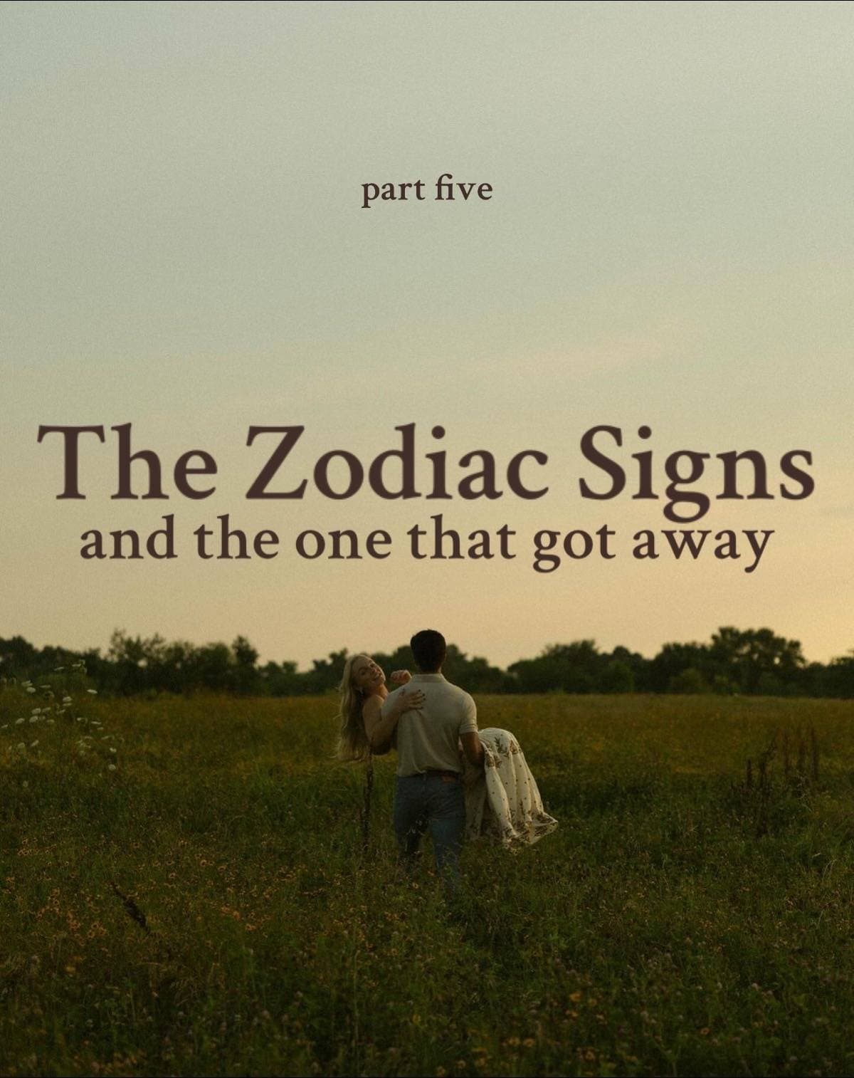 part five
The Zodiac Signs and the one that got away