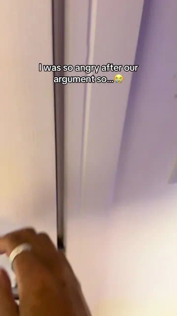 I was so angry after our
argument so... 😭

I made her sleep on the
bathroom flo…