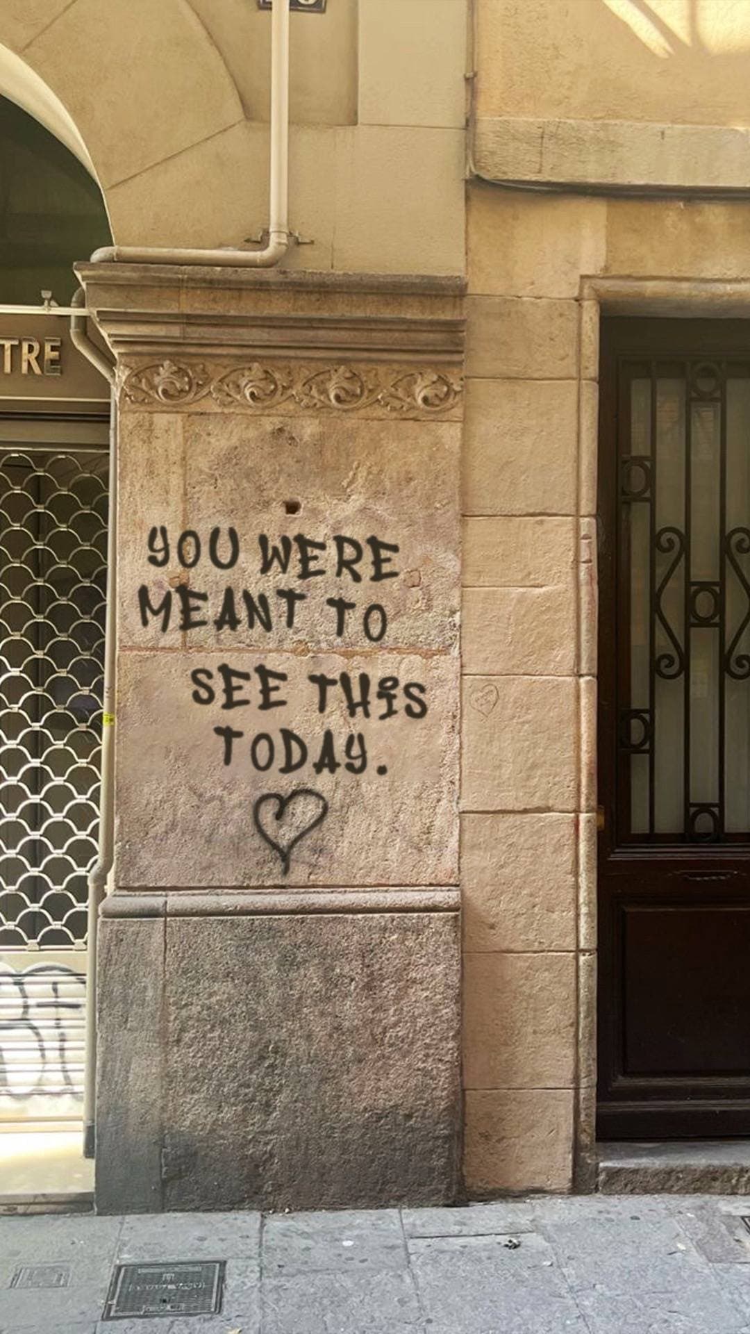 YOU WERE
MEANT TO
 SEE THIS
  TODAY.
    ♡