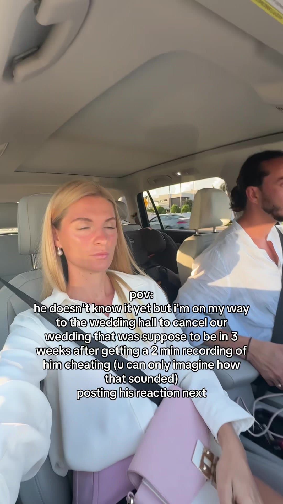 pov:
he doesn't know it yet but i'm on my way
to the wedding hall to cancel our
…