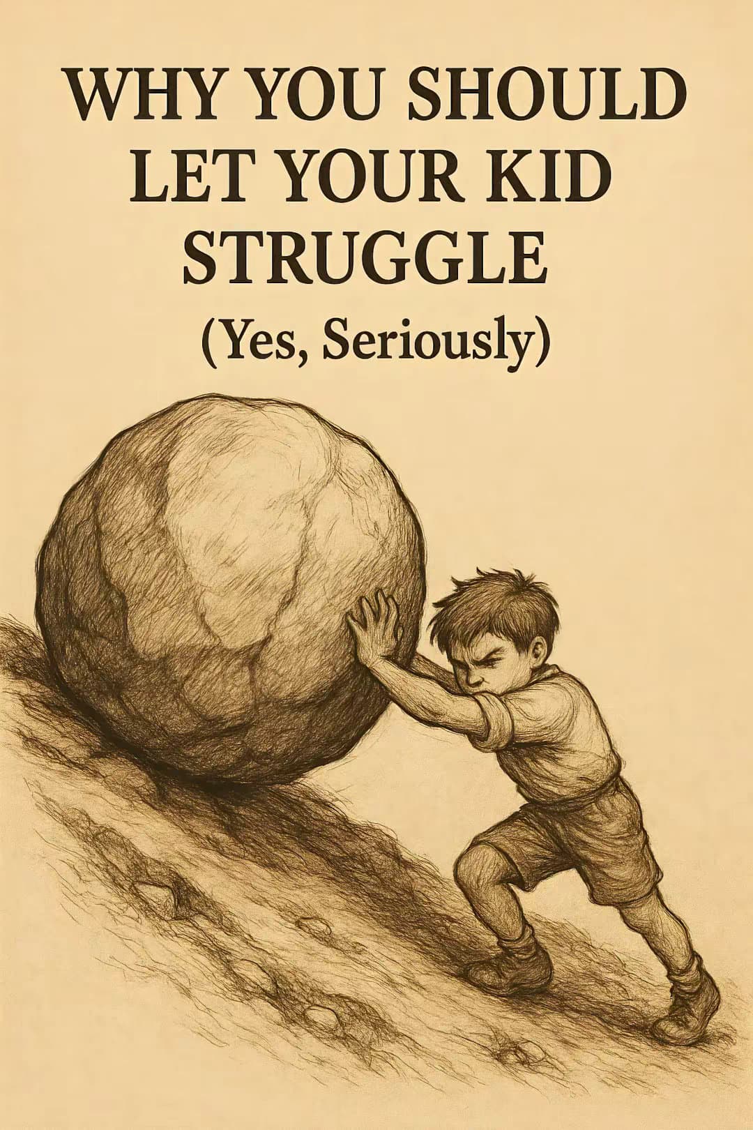 WHY YOU SHOULD
LET YOUR KID
STRUGGLE
(Yes, Seriously)