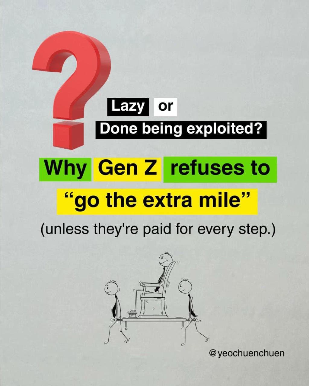Lazy or
Done being exploited?
Why Gen Z refuses to
"go the extra mile"
(unless t…