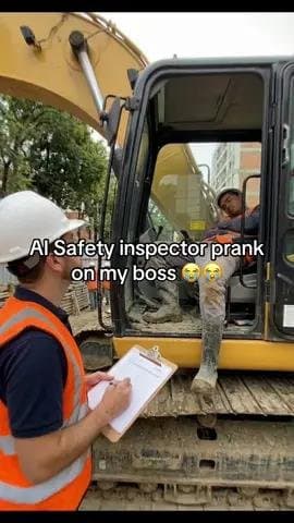 AI Safety inspector prank
on my boss ππ
