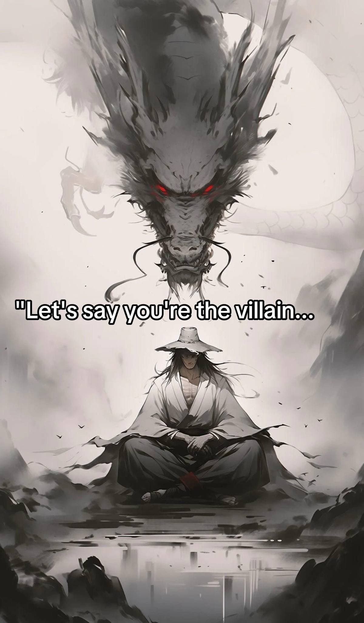 "Let's say you're the villain...