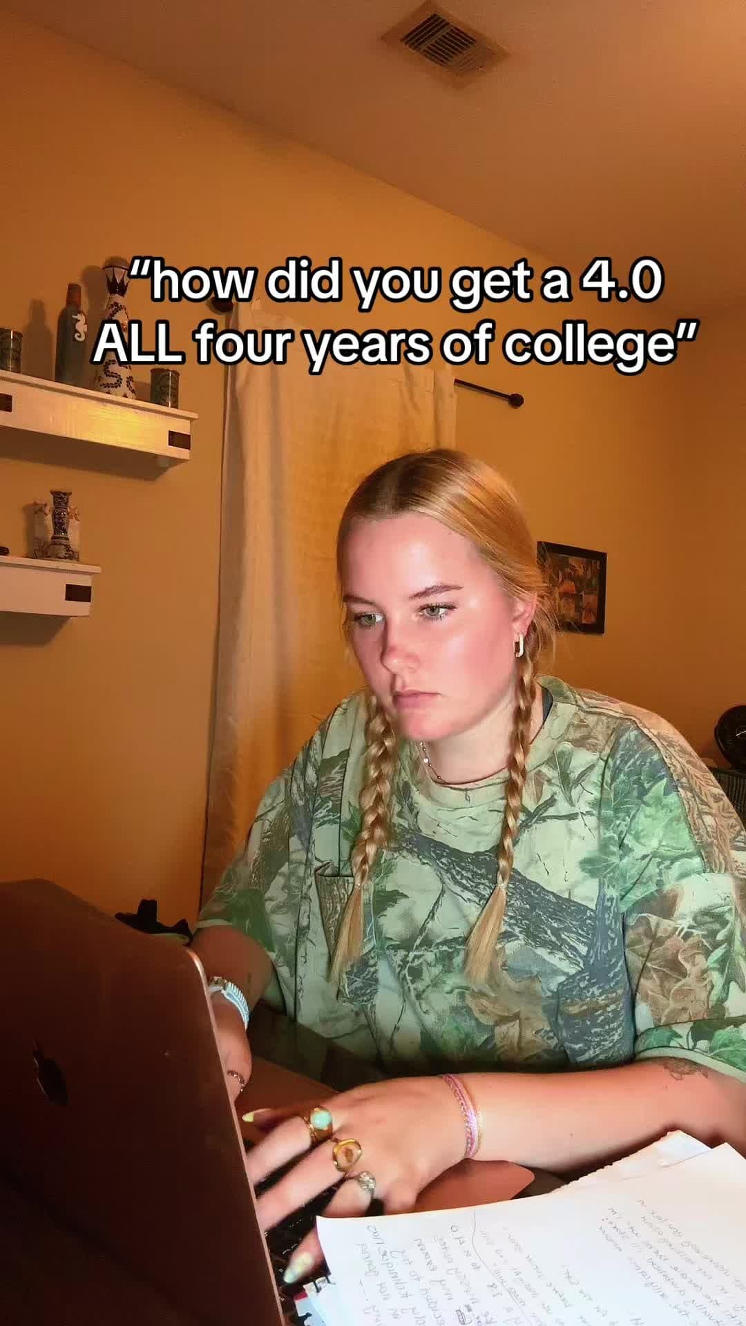 "how did you get a 4.0
ALL four years of college"
TLDL✨