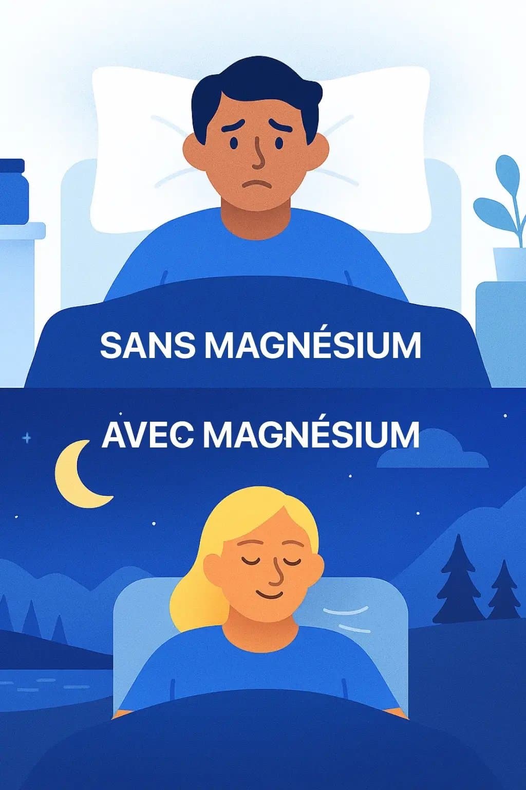 SANS MAGNÉSIUM
AVEC MAGNÉSIUM