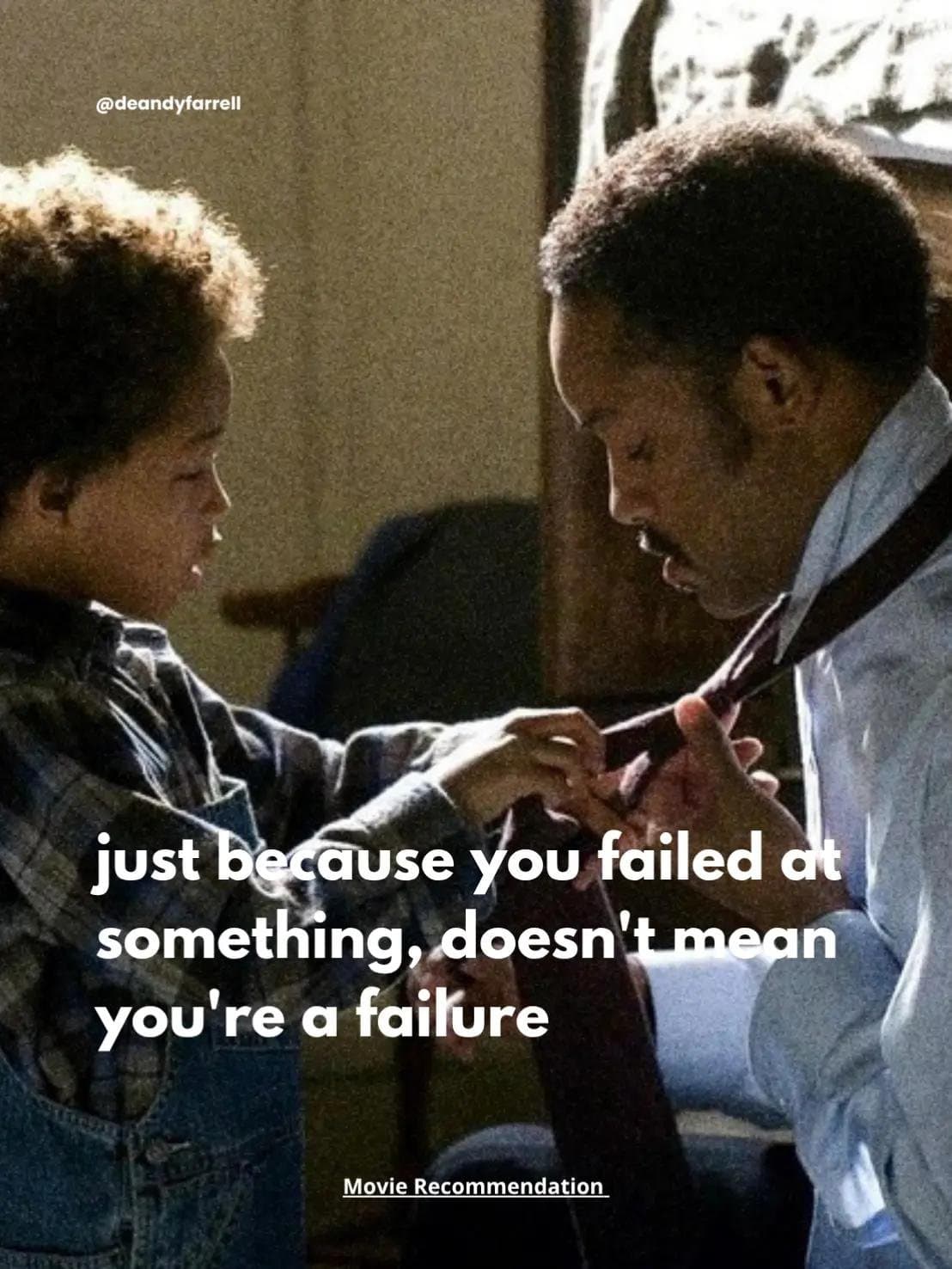 just because you failed at
something, doesn't mean
you're a failure
Movie Recomβ¦