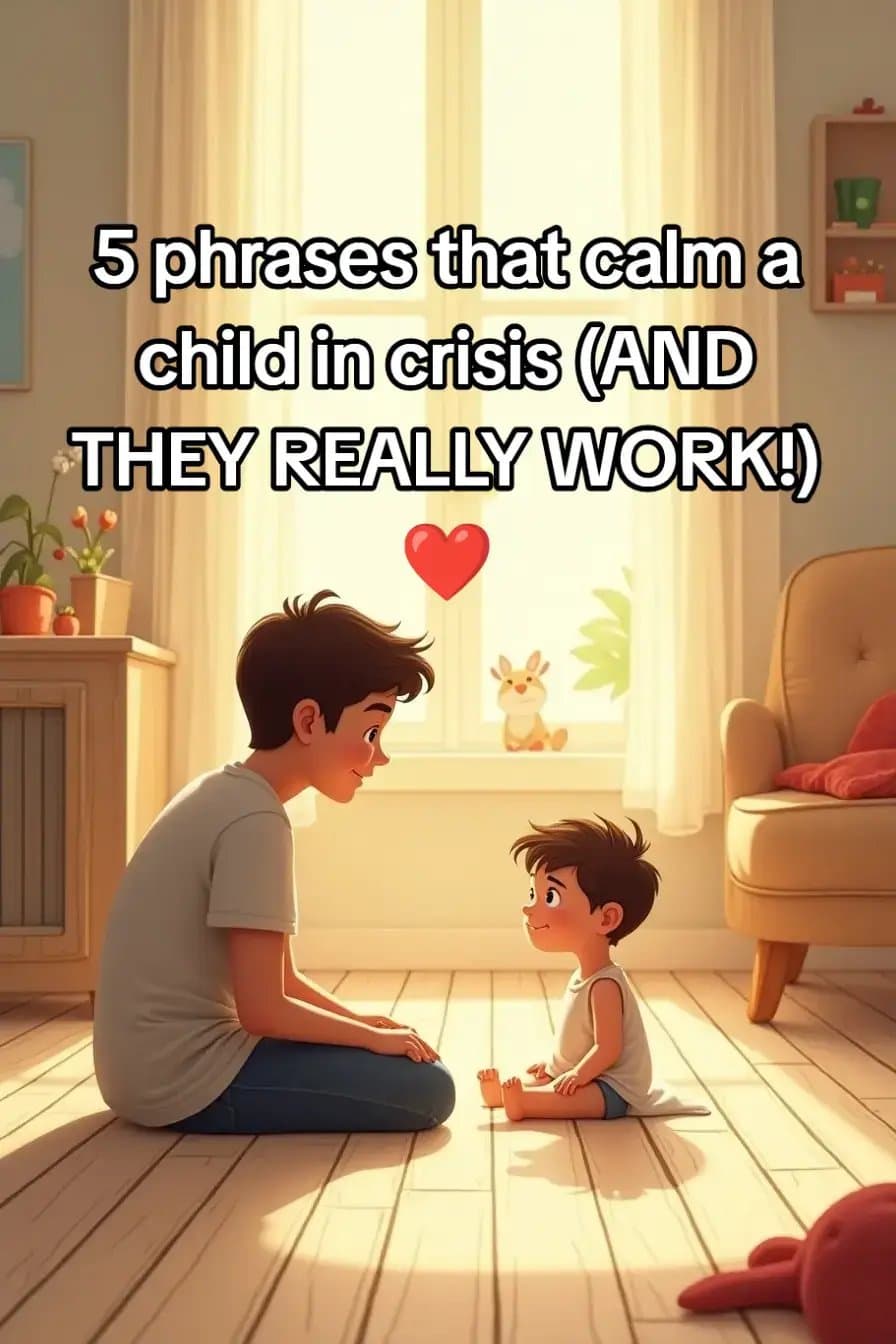 5 phrases that calm a
child in crisis (AND
THEY REALLY WORK!) ❤️