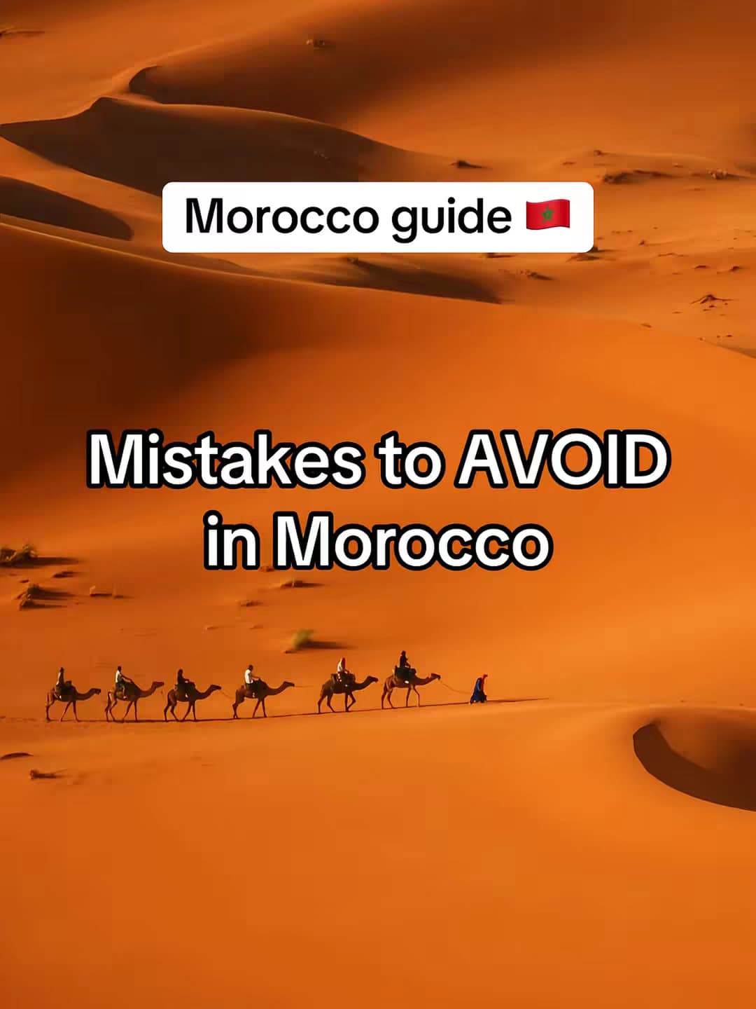 Morocco guide 🇲🇦
Mistakes to AVOID in Morocco