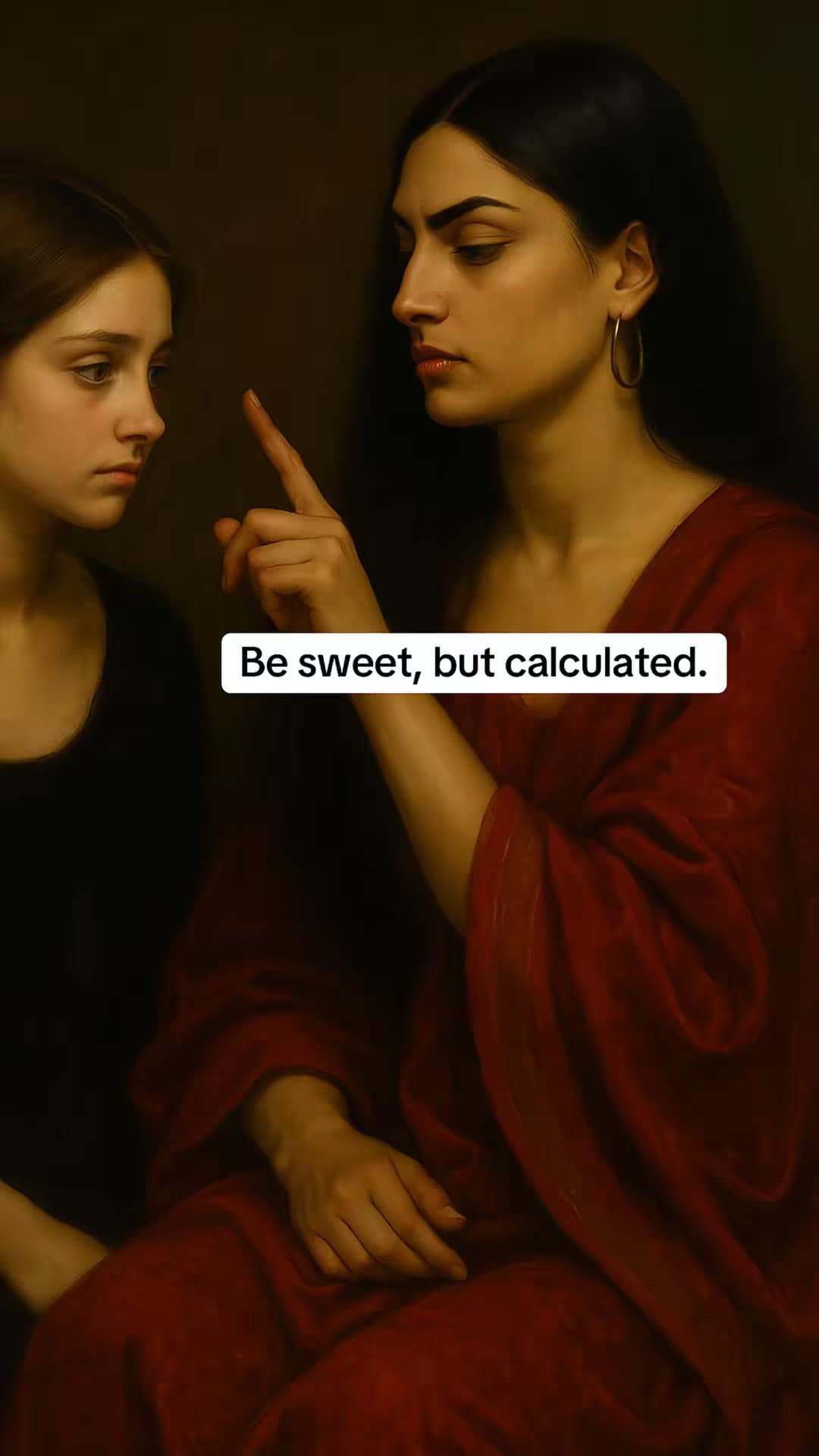 Be sweet, but calculated.