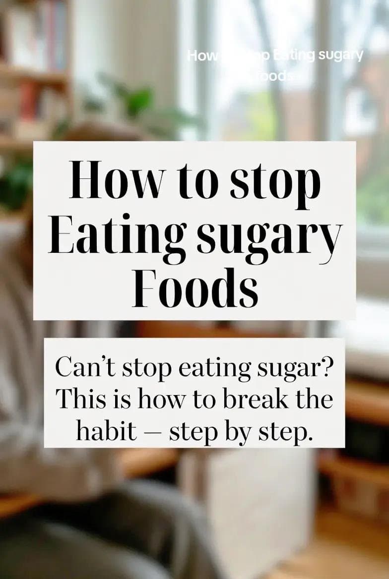 How to stop
Eating sugary
Foods
Can’t stop eating sugar?
This is how to break …