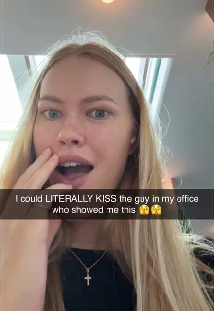 I could LITERALLY KISS the guy in my office
who showed me this 🫣🫣