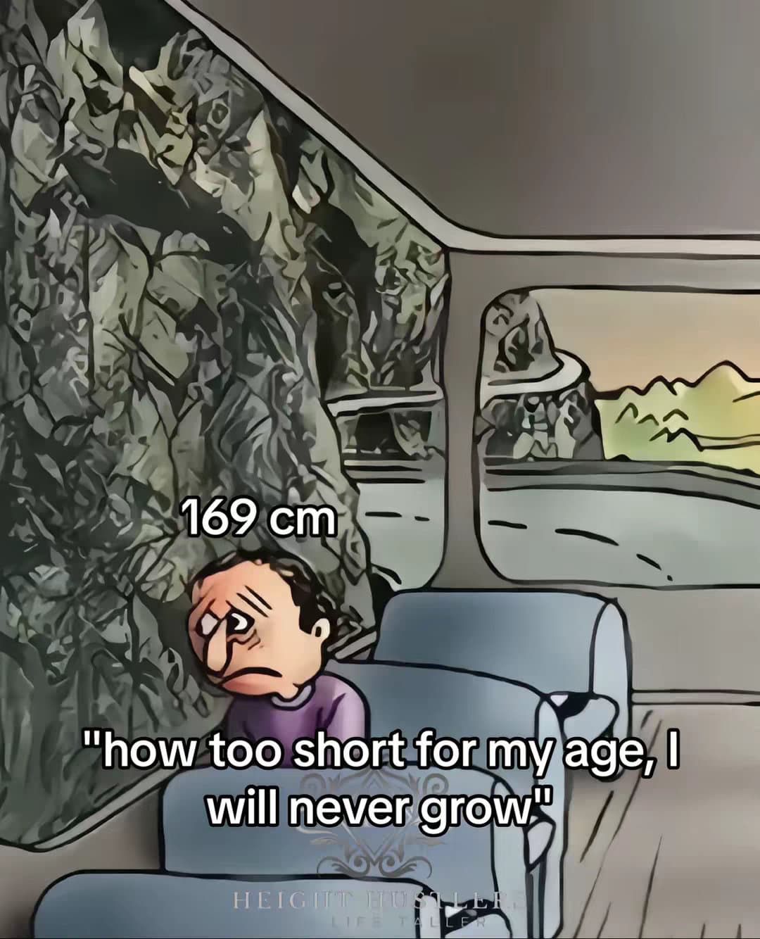 169 cm
"how too short for my age, I will never grow"