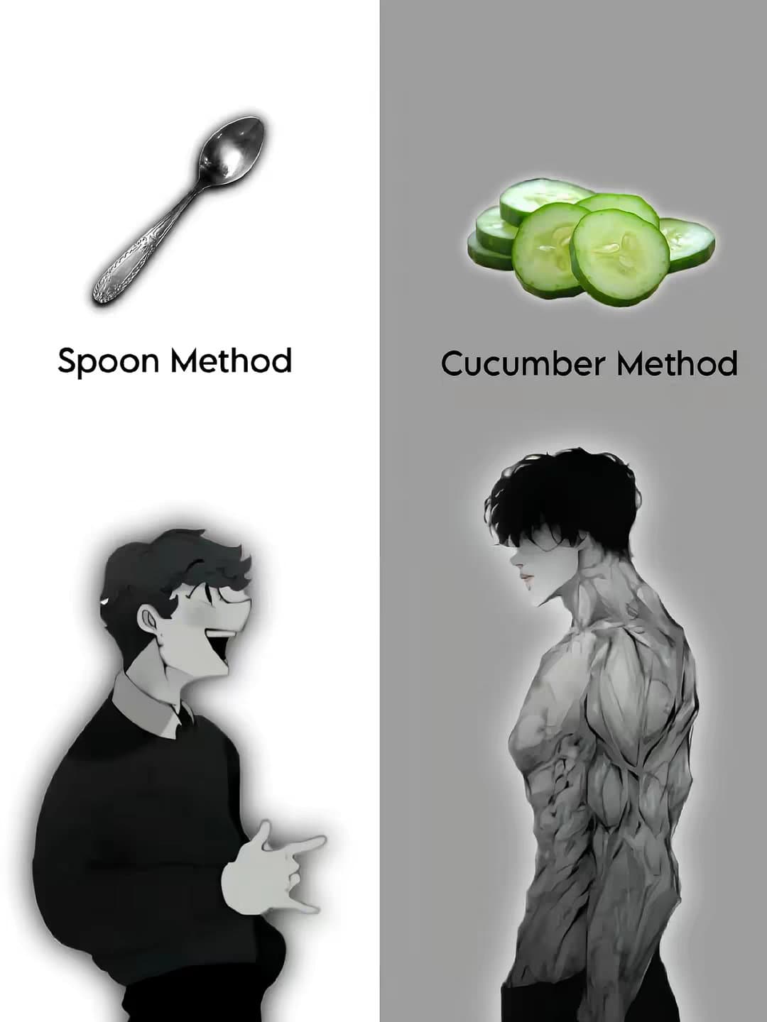 Spoon Method
Cucumber Method