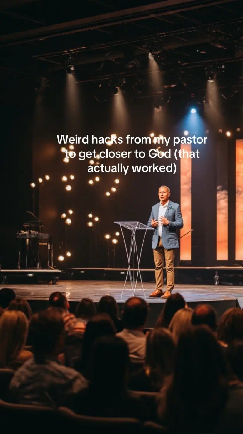 Weird hacks from my pastor to get closer to God (that actually worked)