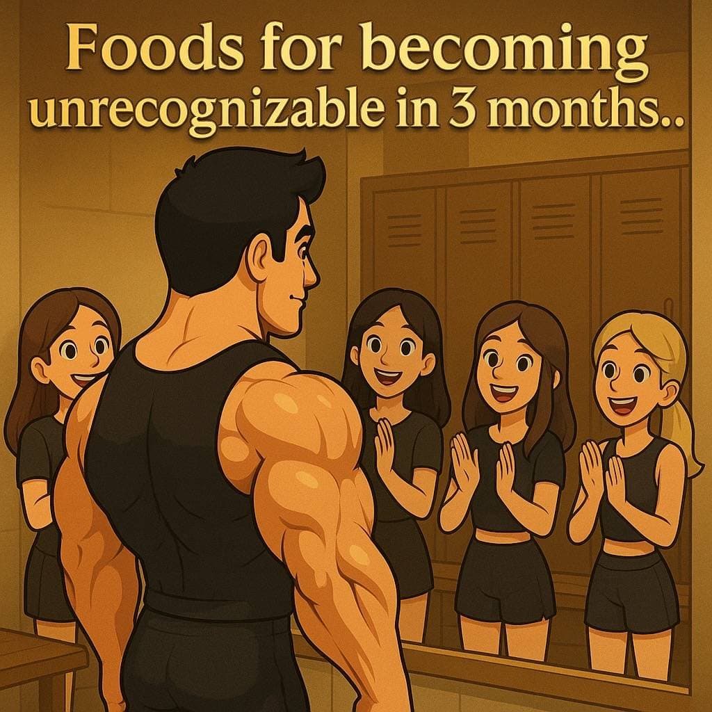 Foods for becoming unrecognizable in 3 months..
