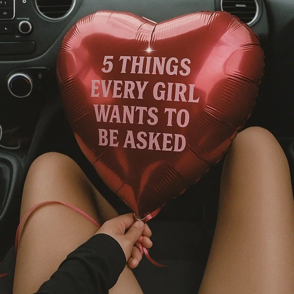 5 THINGS
EVERY GIRL
WANTS TO
BE ASKED