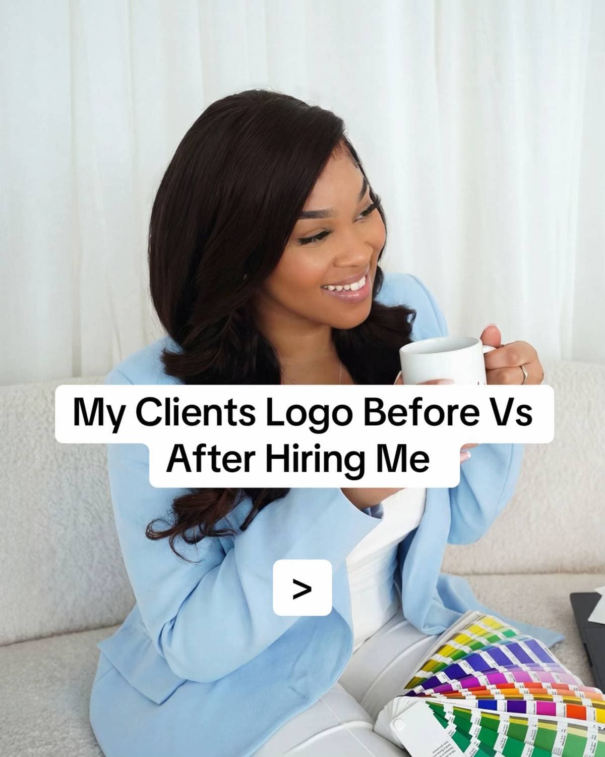 My Clients Logo Before Vs
After Hiring Me