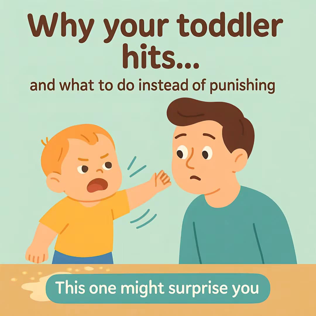 Why your toddler
hits...
and what to do instead of punishing
This one might sur…