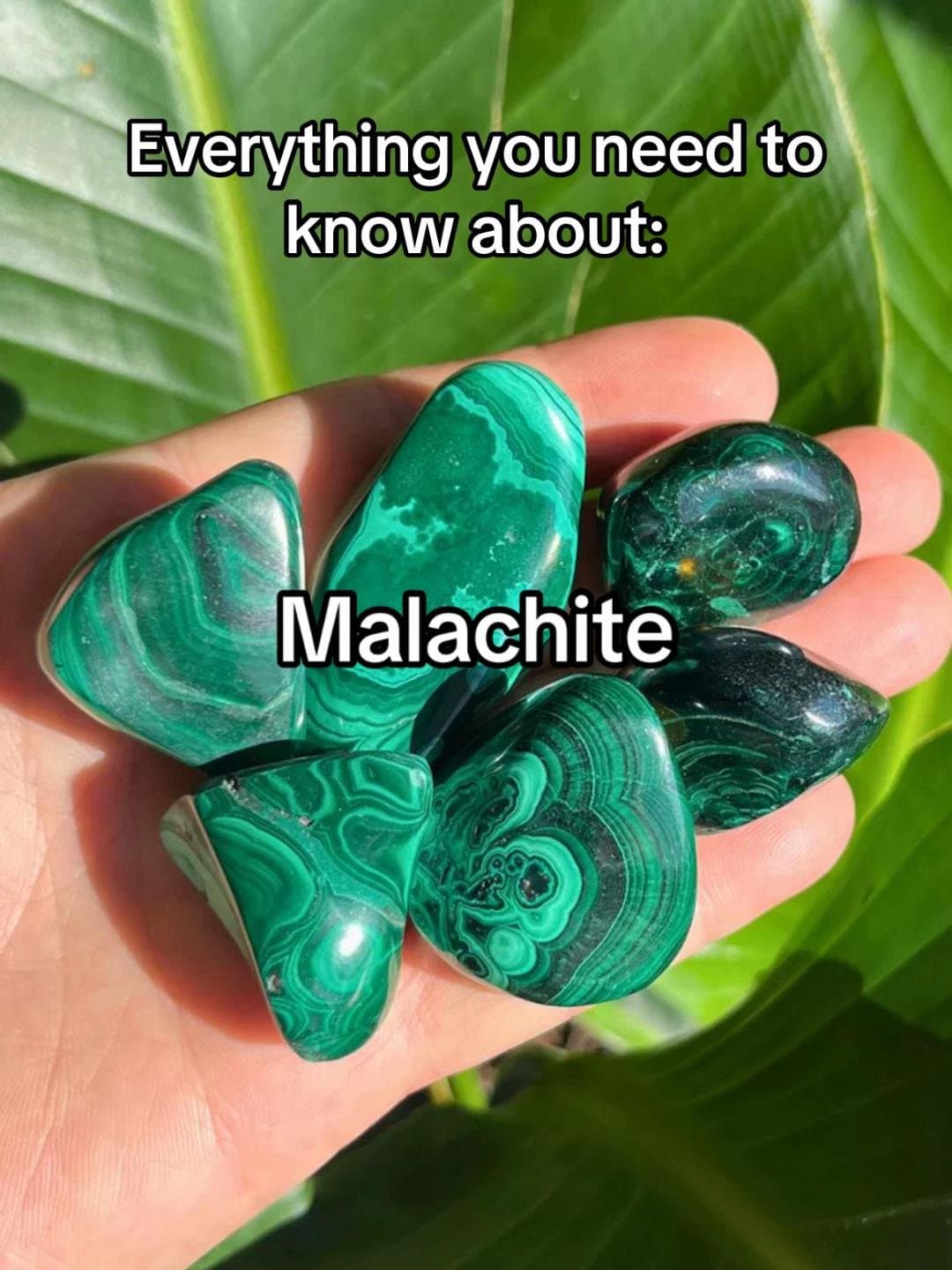 Everything you need to
know about:
Malachite