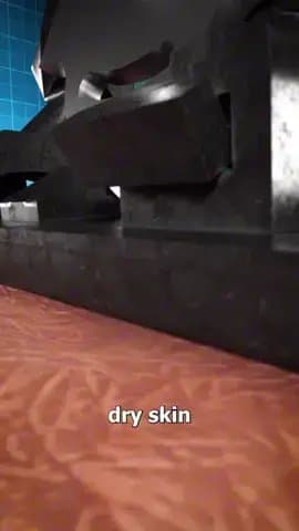 When you shave dry skin
the razor will scrape and pull
on the hairs
go to sleep…