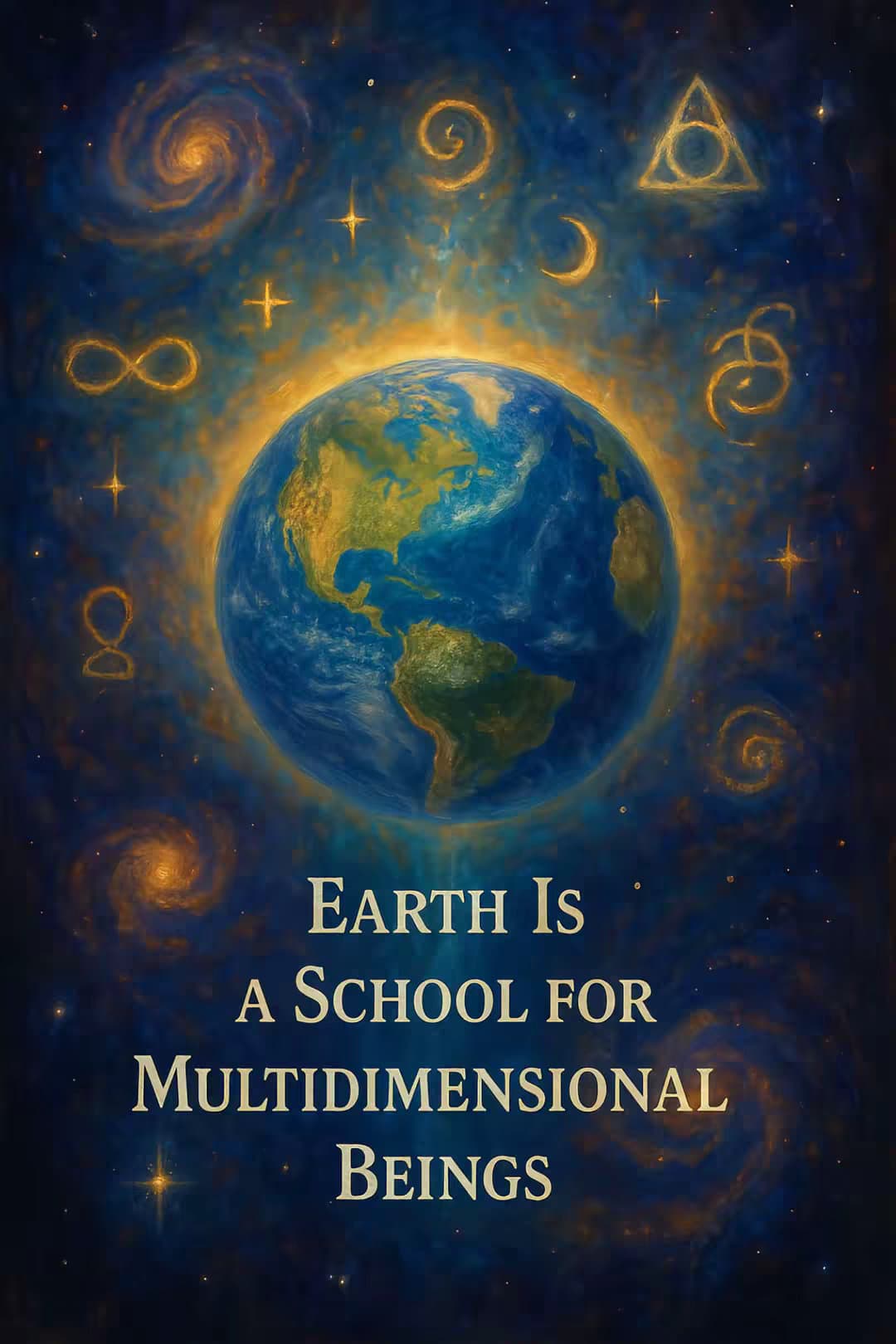 EARTH IS
A SCHOOL FOR
MULTIDIMENSIONAL
BEINGS