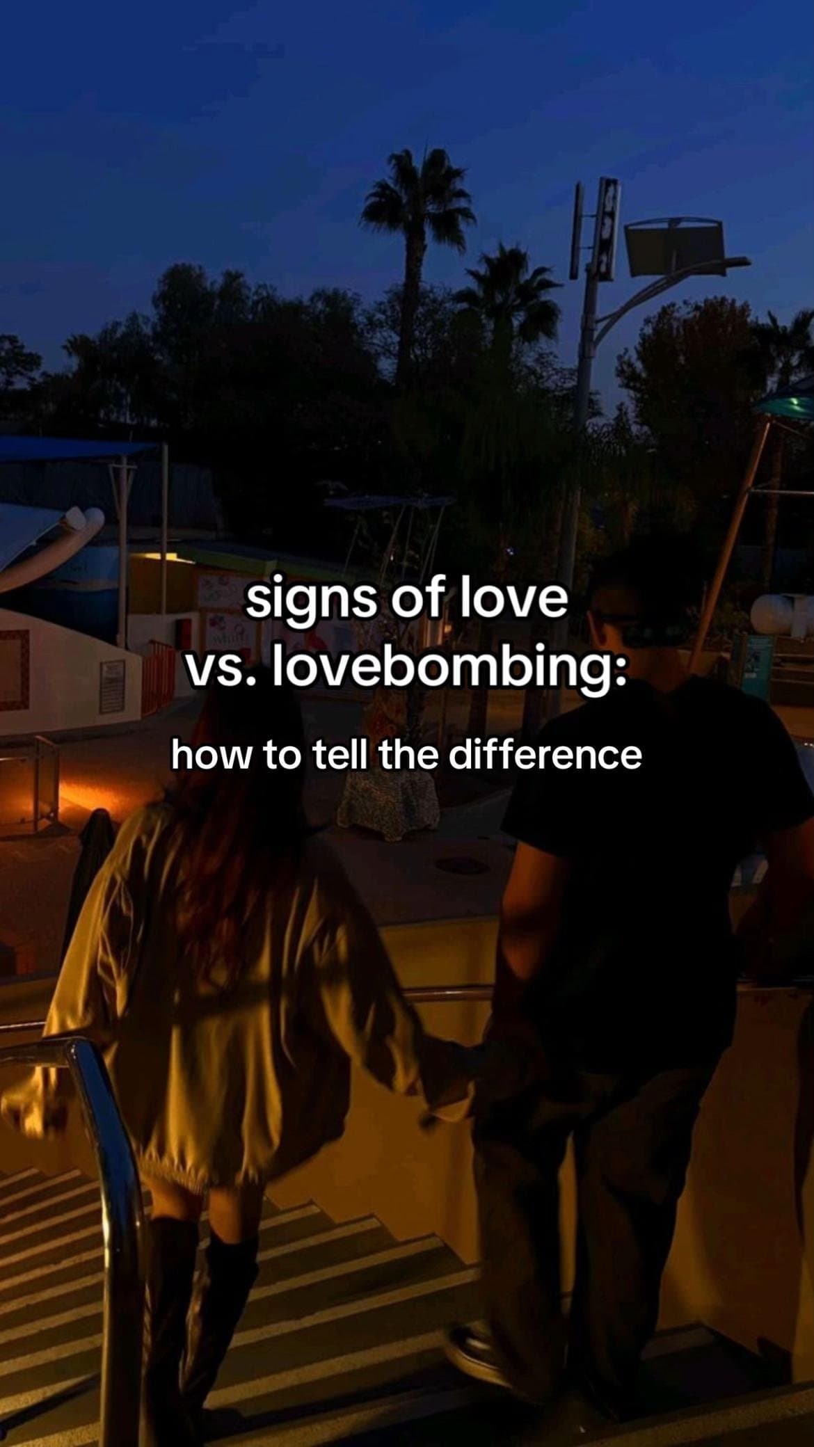 signs of love
vs. lovebombing:
how to tell the difference